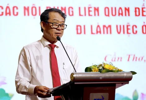 Tập huấn nghiệp vụ cho cán bộ làm công tác đưa lao động đi làm việc ở nước ngoài