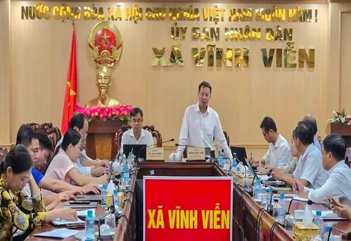 Thường trực HĐND xã Vĩnh Viễn giám sát việc quản lý, khai thác thiết chế văn hóa