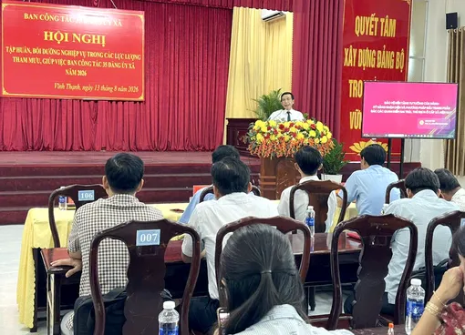 Tập huấn, bồi dưỡng nghiệp vụ cho lực lượng tham mưu, giúp việc Ban Công tác 35 Đảng ủy các xã