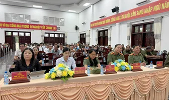 Xã Tân Hòa phát huy sức mạnh toàn dân bảo vệ an ninh Tổ quốc