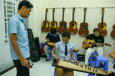 Nơi “gieo mầm” đam mê âm nhạc truyền thống cho thiếu nhi