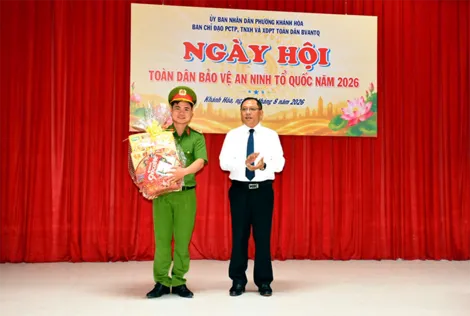 Phường Khánh Hòa tổ chức Ngày hội Toàn dân bảo vệ an ninh Tổ quốc