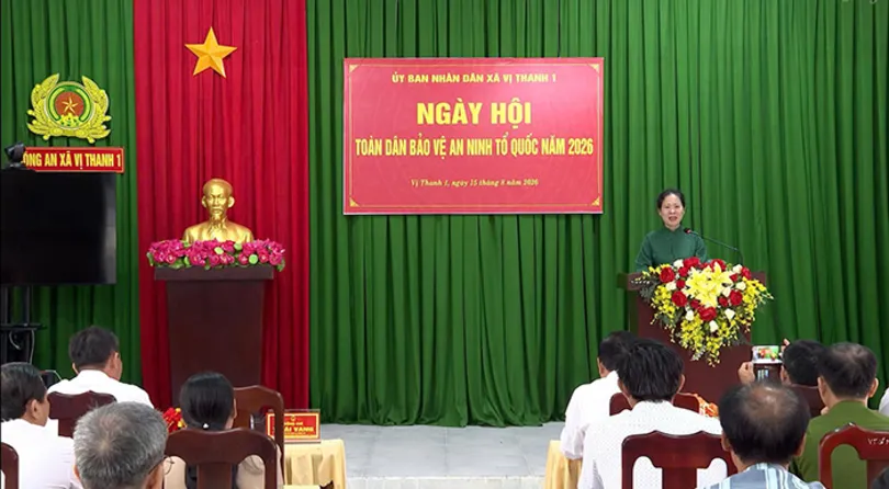 Xã Vị Thanh 1 khơi dậy sức mạnh lòng dân, giữ vững bình yên quê hương