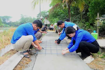 Xã đoàn An Ninh làm theo lời Bác