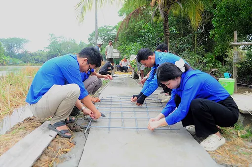 Xã đoàn An Ninh làm theo lời Bác