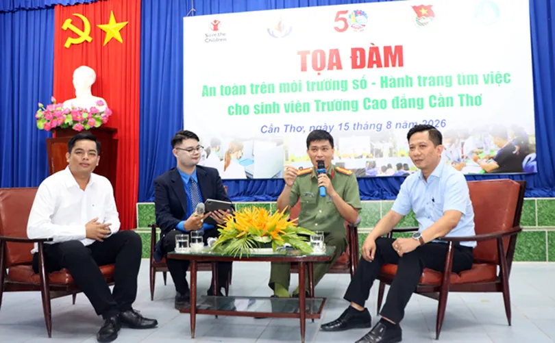An toàn trên môi trường số - Hành trang tìm việc cho sinh viên Trường Cao đẳng Cần Thơ