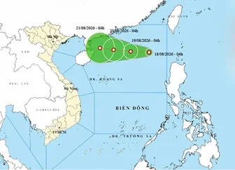 Thời tiết ngày 18/8: Áp thấp nhiệt đới hình thành trên Biển Đông, Bắc Bộ mưa rất to