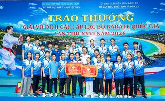 Karate Cần Thơ đoạt 11 huy chương Giải vô địch các Câu lạc bộ Karate quốc gia lần thứ XXVI