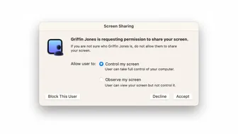 Lỗ hổng trong tính năng chia sẻ màn hình Screen Sharing của máy tính Mac đang bị khai thác, người dùng cần cập nhật ngay hệ điều hành MacOS