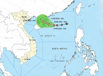 Thời tiết ngày 19/8: Áp thấp nhiệt đới gây biển động, Bắc Bộ và Bắc Trung Bộ mưa lớn