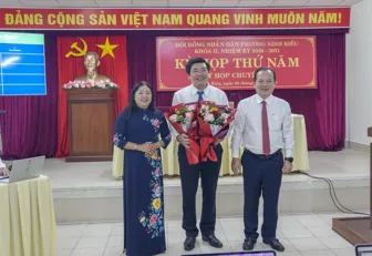 Ông Trần Thanh Bình được bầu giữ chức vụ Chủ tịch HĐND phường Ninh Kiều