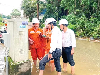 Đảm bảo an toàn điện trong mùa triều cường dâng
