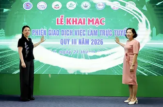 Hơn 38.200 vị trí việc làm tại Phiên giao dịch việc làm trực tuyến quý III-2026
