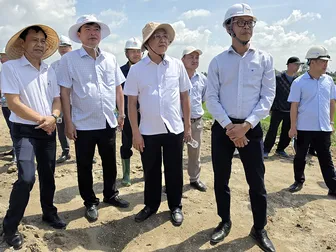 Lãnh đạo TP Cần Thơ kiểm tra tiến độ Dự án thành phần 2 cao tốc Châu Đốc - Cần Thơ - Sóc Trăng