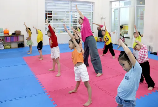 Thể dục nhịp điệu - Bé nâng cao sức khỏe, gia đình an tâm