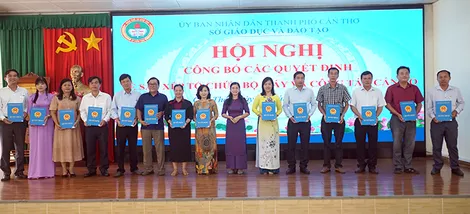 TP Cần Thơ tinh gọn trường học, nâng cao hiệu quả quản trị