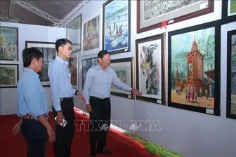 115 tác phẩm hội tụ tại Triển lãm Mỹ thuật khu vực VIII - Đồng bằng sông Cửu Long