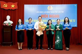 Ông Lâm Văn Tân được bầu giữ chức Phó Chủ tịch Liên đoàn Lao động TP Cần Thơ