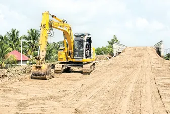 Công trình đường tỉnh 926B kết nối vào Quản Lộ Phụng Hiệp đạt tiến độ 76,75%