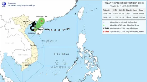 Bão số 4 suy yếu thành áp thấp nhiệt đới