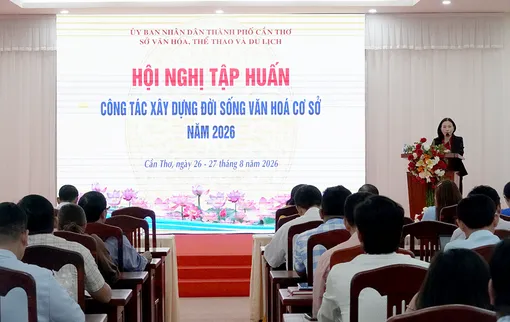 Gần 250 cán bộ xã, phường tham dự tập huấn công tác xây dựng đời sống văn hóa cơ sở
