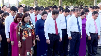 Lãnh đạo TP Cần Thơ viếng Nghĩa trang liệt sĩ Hậu Giang