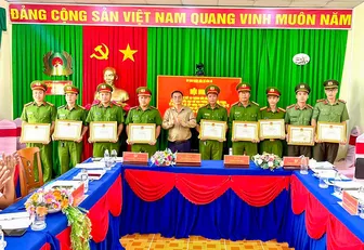 Hòa Tú sơ kết công tác phòng, chống tội phạm và xây dựng xã không ma túy