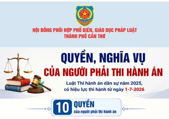 [INFOGRAPHICS] Quyền, nghĩa vụ của người phải thi hành án