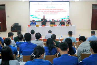Toạ đàm “Bản lĩnh người lính trong thời bình”
