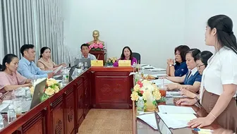 Ban Văn hóa - Xã hội HĐND phường Vị Tân giám sát công tác bảo trợ xã hội