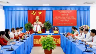 Đảng bộ HĐND TP Cần Thơ công bố quyết định thành lập 4 chi bộ trực thuộc