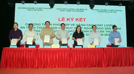 Phối hợp nâng cao chất lượng, an toàn thực phẩm nông lâm thủy sản và truy xuất nguồn gốc sản phẩm