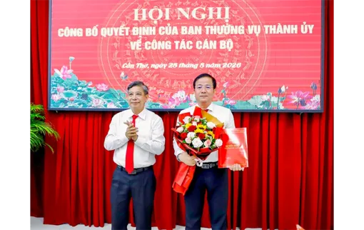 Ông Trần Văn Huyến giữ chức Bí thư Đảng ủy các cơ quan Đảng TP Cần Thơ