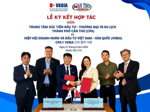 TP Cần Thơ tăng cường hợp tác, xúc tiến đầu tư, thương mại và du lịch với Hàn Quốc