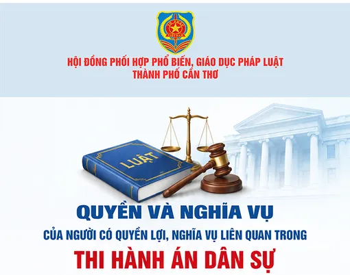 [INFOGRAPHICS] Quyền và nghĩa vụ của người có quyền lợi, nghĩa vụ liên quan trong thi hành án dân sự