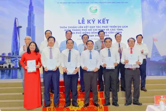 Ký kết hợp tác phát triển du lịch giữa TP Hồ Chí Minh và các tỉnh, thành ĐBSCL