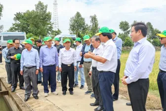 Bộ Nông nghiệp, Lâm nghiệp và Thủy sản Campuchia học tập kinh nghiệm canh tác lúa thông minh, giảm phát thải tại Viện Lúa ĐBSCL