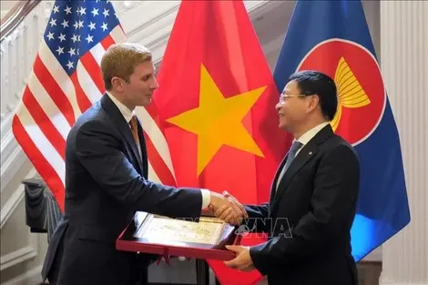 Phó Thủ tướng Nguyễn Văn Thắng làm việc với các quan chức cấp cao chính quyền Hoa Kỳ