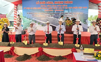 Khởi công Dự án cầu, tuyến đường dẫn vào cầu từ Khu tái định cư Trường Đại học Y dược Cần Thơ đến Khu tái định cư Cửu Long