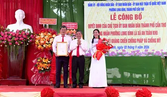 Phường Long Bình được công nhận là xã An toàn khu