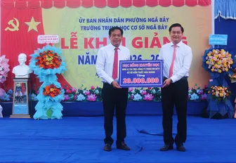 2.150 học sinh Trường THCS Ngã Bảy tựu trường năm học 2026-2027