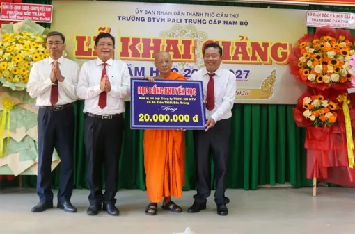 Trường Bổ túc Văn hóa Pali Trung cấp Nam Bộ khai giảng năm học mới