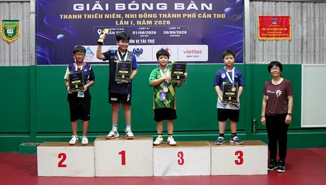 Gieo niềm đam mê bóng bàn đến thanh thiếu nhi