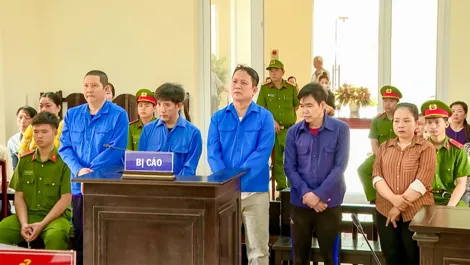 Heo bệnh vẫn đóng dấu kiểm soát và bán ra thị trường, 5 bị cáo lãnh án