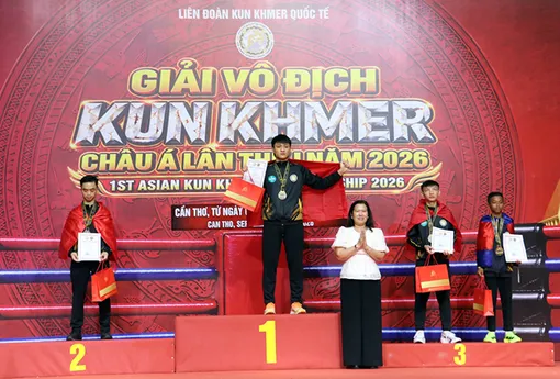 Việt Nam giành ngôi Nhất toàn đoàn Giải Kun Khmer châu Á lần thứ I năm 2026