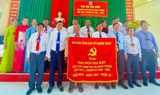 Ông Ngô Văn Đức được bầu giữ chức Chủ tịch Hội Chữ thập đỏ xã Đông Thuận