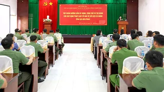 Bộ Công an tổ chức tập huấn pháp luật về bảo vệ dữ liệu cá nhân tại TP Cần Thơ