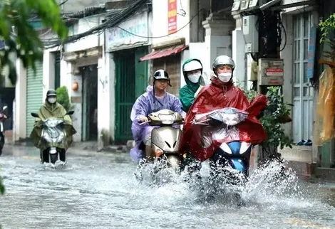 Thời tiết ngày 15/9: Mưa lớn bao trùm Bắc Bộ, nhiều nơi vượt 350mm