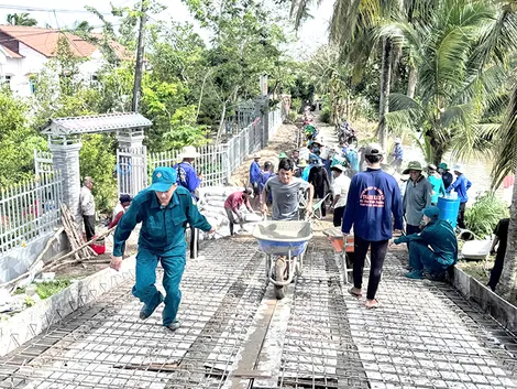 Ban Chỉ huy Quân sự xã Đông Thuận thực hiện tốt công tác xây dựng lực lượng
