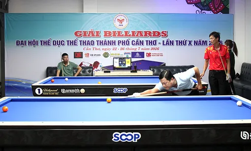 Cần Thơ lần đầu đăng cai giải Carom quốc gia